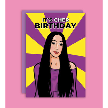 Carte d'anniversaire « C'est Cher »