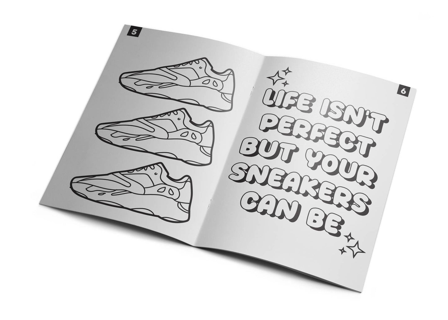 Sneaker-Aktivitätsbuch