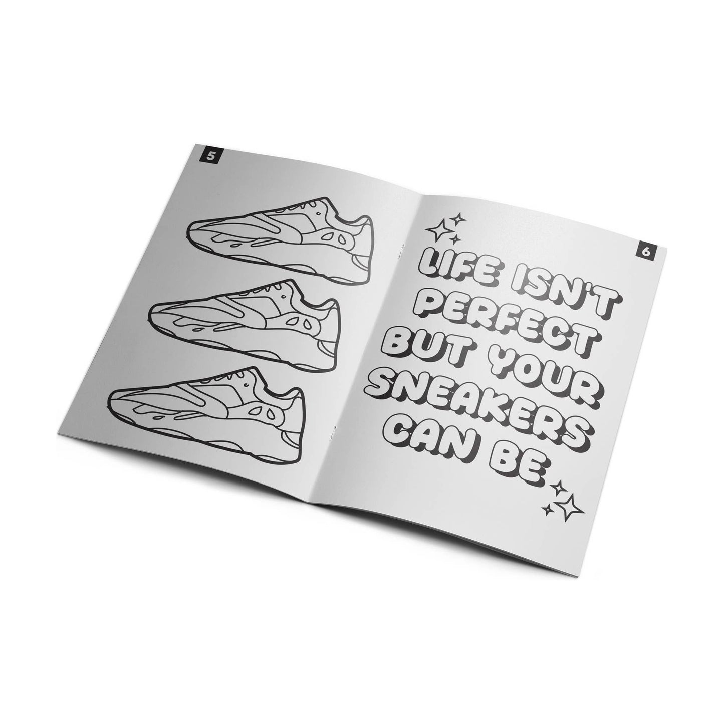 Sneaker-Aktivitätsbuch