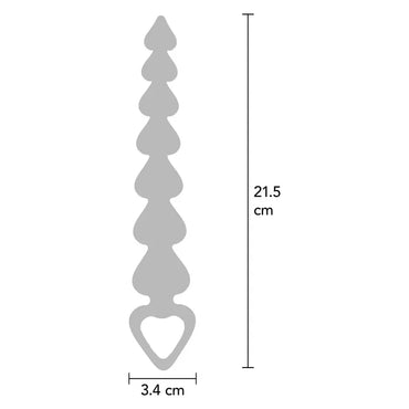Perles en forme de cœur arc-en-ciel TOYJOY