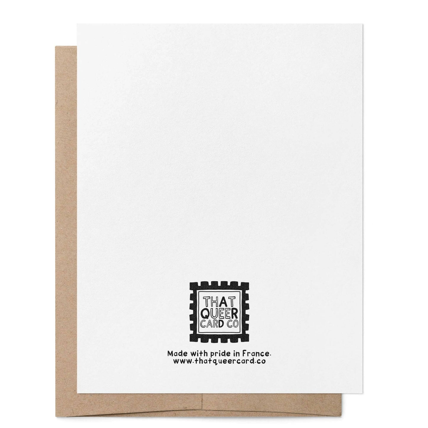 Two Cocks are Better Than One LGBTQ+ greeting card