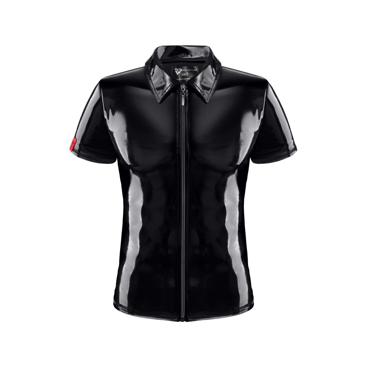 Pvc Polo Shirt With Zipp