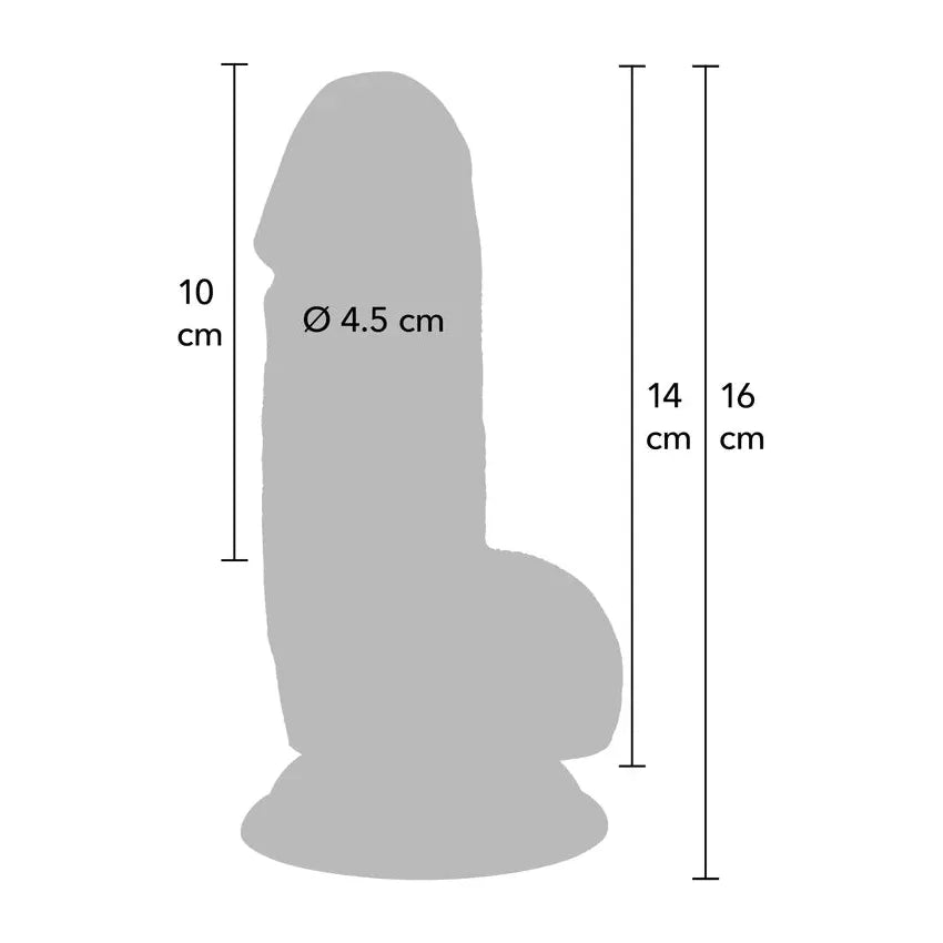 Hidden Desire Realistic PVC Dildo