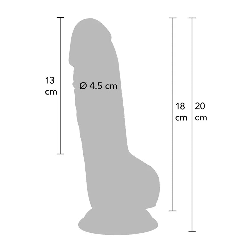 Inferno Realistic Dildo PVC 18 cm