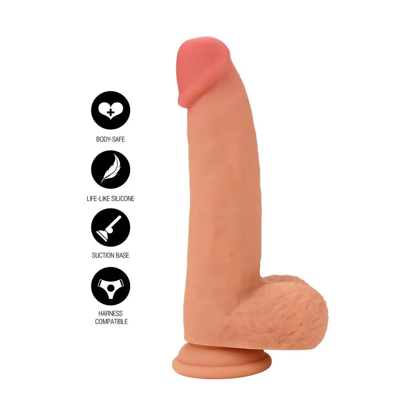Inferno Realistic Dildo Liquid Silicone 18 cm