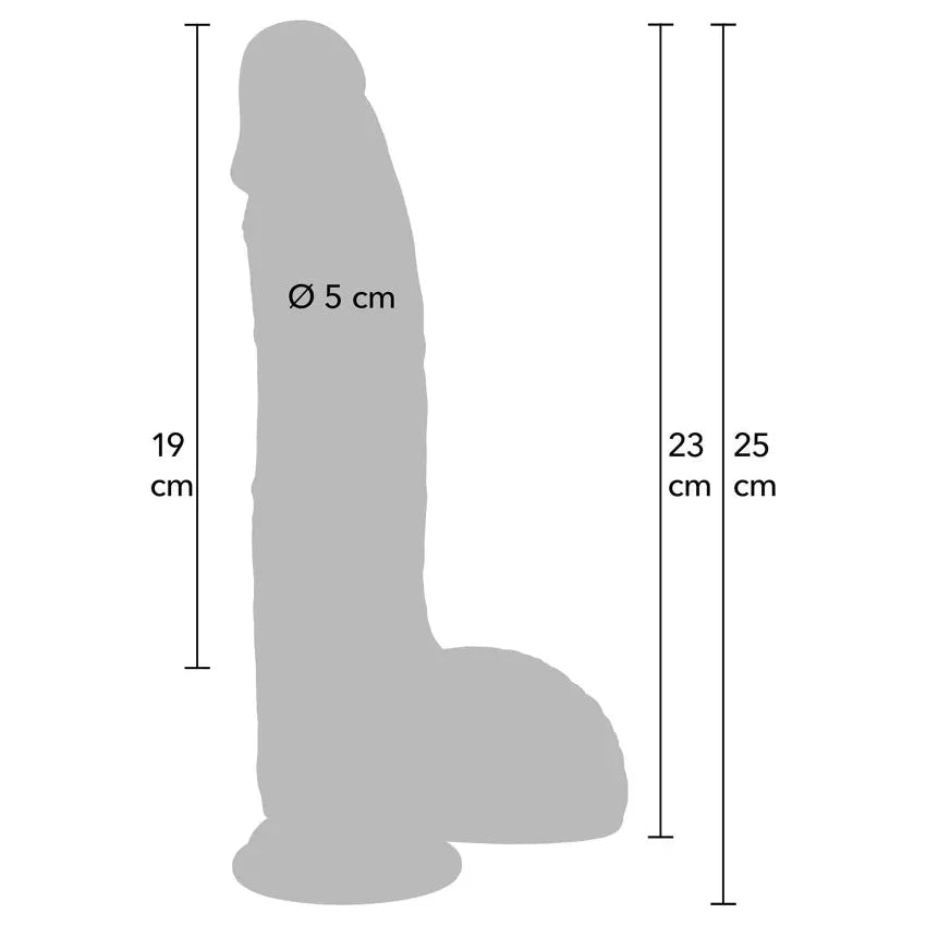 Inferno Realistic Dildo Liquid Silicone 23 cm