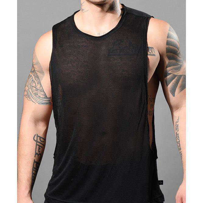 Sheer Burnout Slut Cut Tank Top - love-union.de