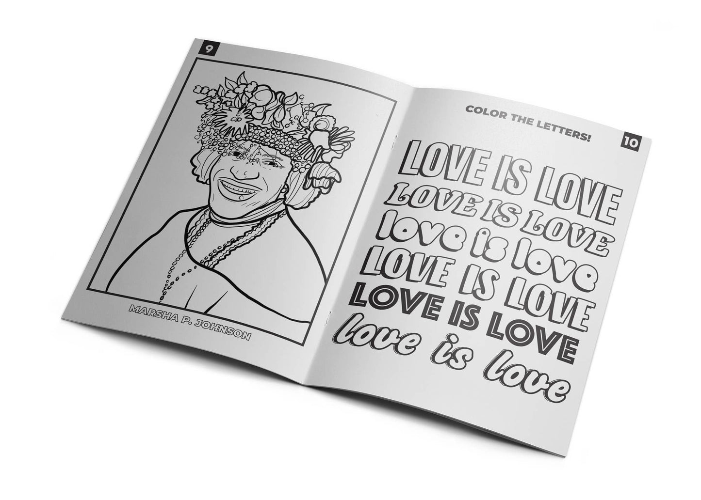 Queer LGBTQ+ Aktivitäten Malbuch