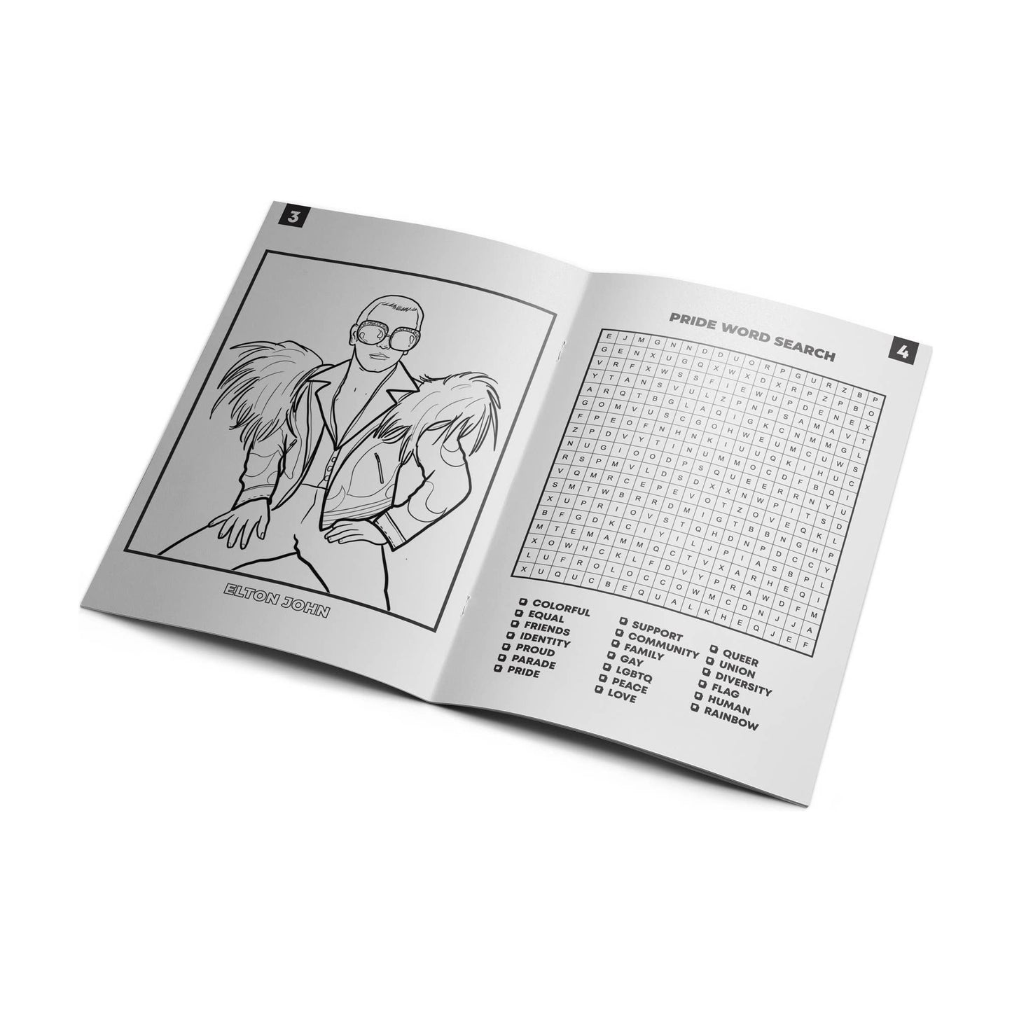 Queer LGBTQ+ Activities Coloring Book