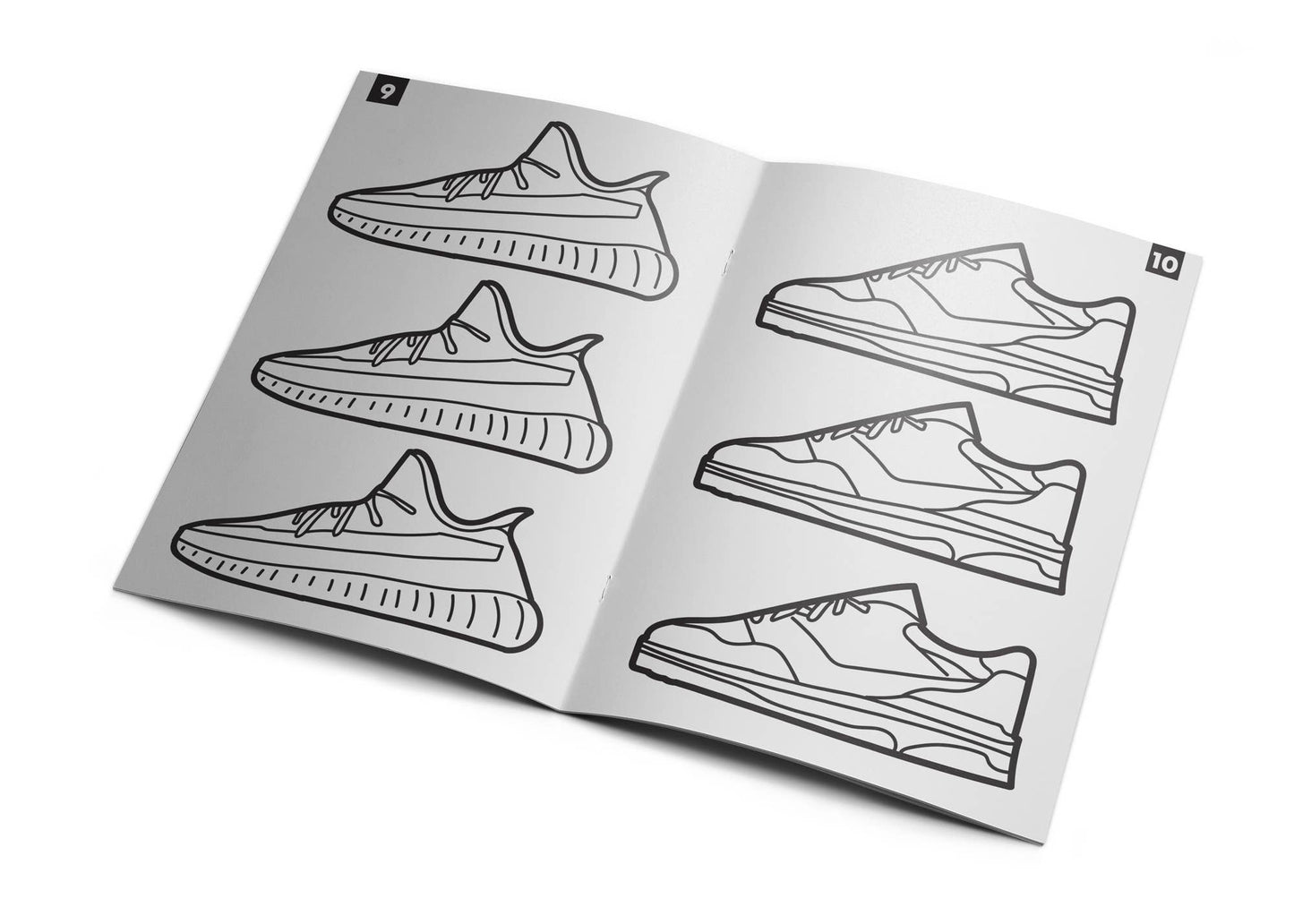 Sneaker-Aktivitätsbuch