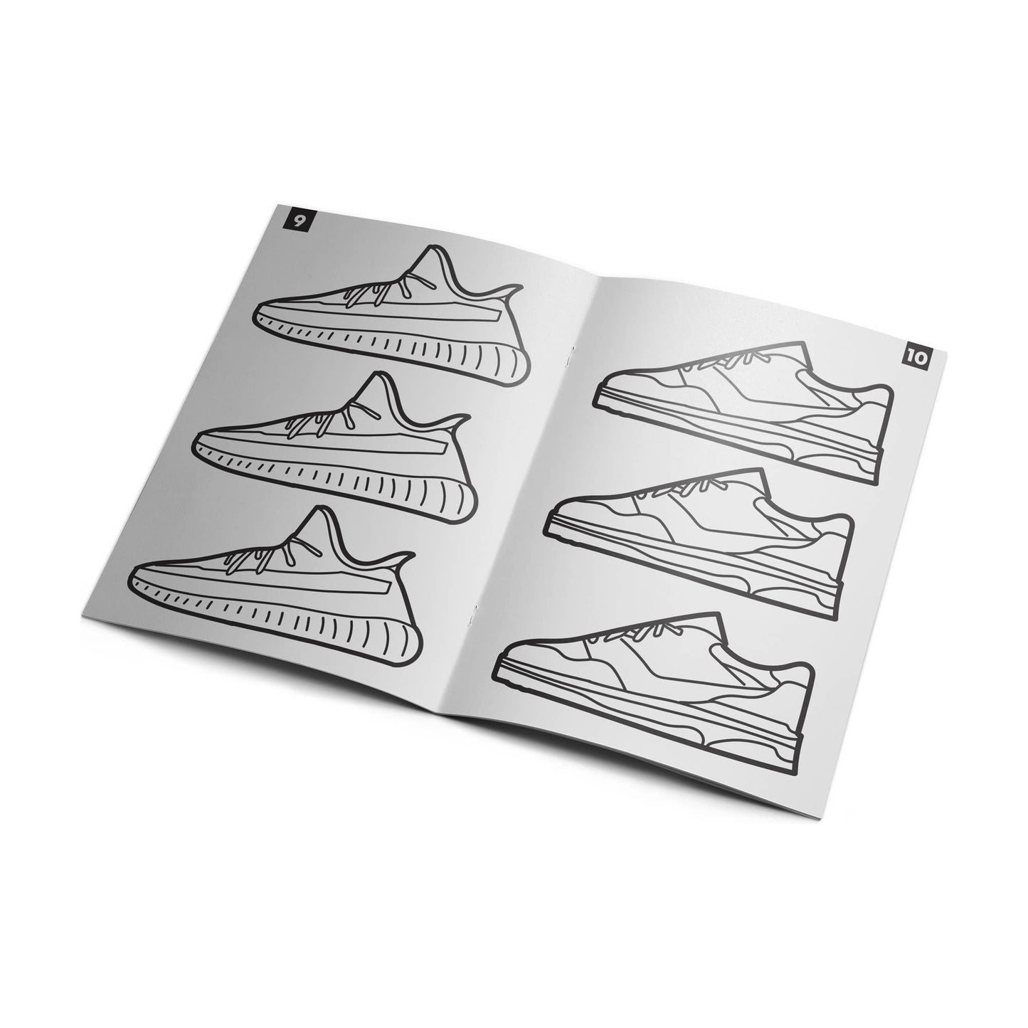 Sneaker-Aktivitätsbuch