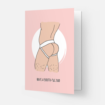 Carte de vœux Booty Jock