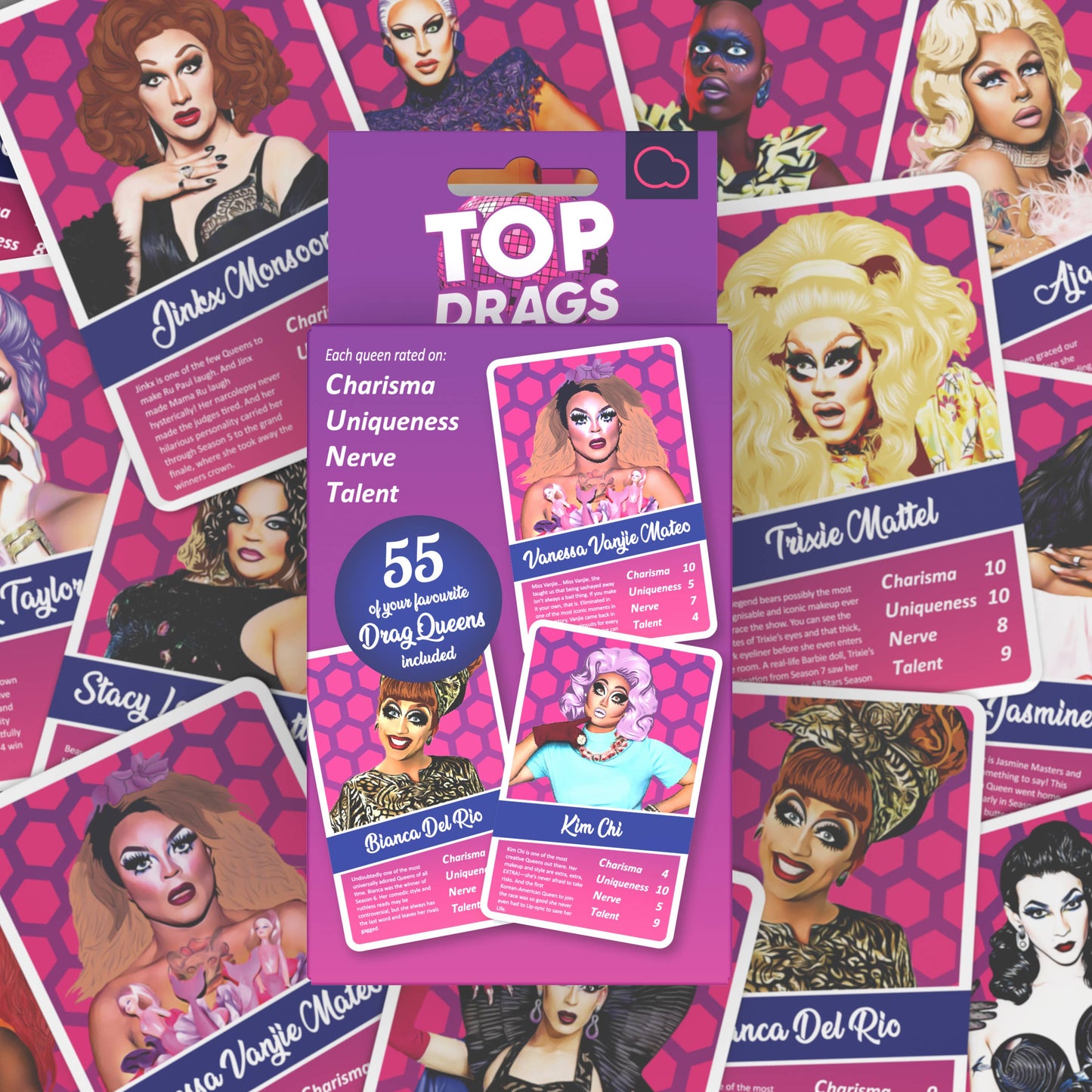 Top Drags card game