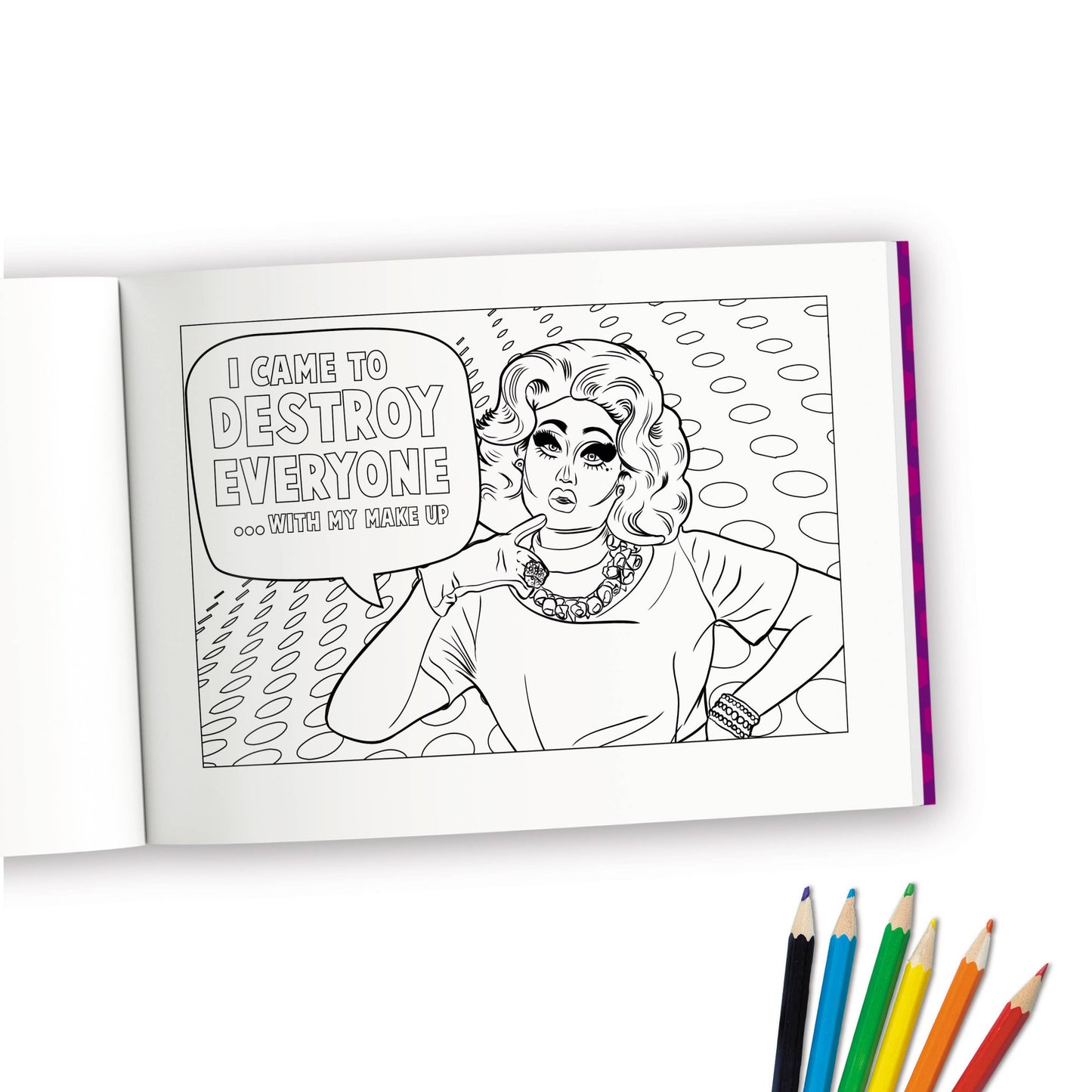 Livre de coloriage Drag Queen