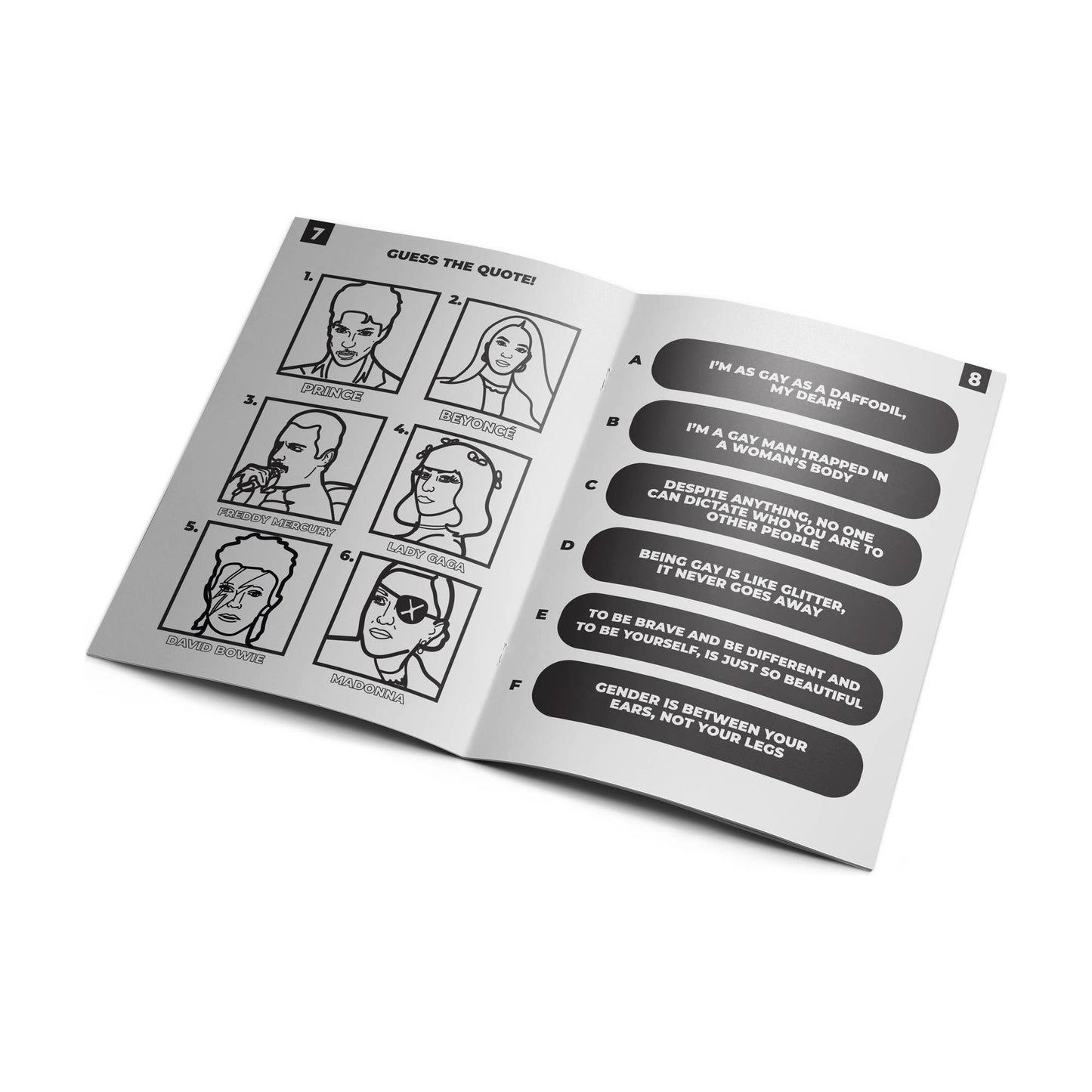 Queer LGBTQ+ Activities Coloring Book