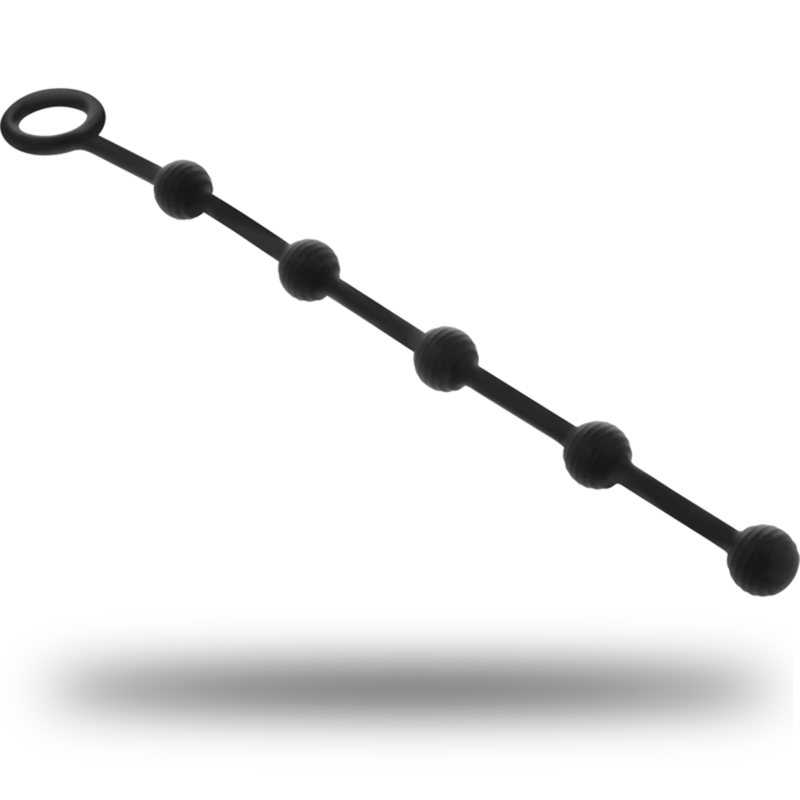 BLACK&SILVER - KORG ANAL ROSENKRANZ SILIKON INITIATION 23 CM