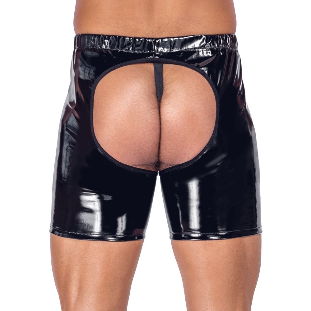 Black Level – Lack-Chaps und -String im Set