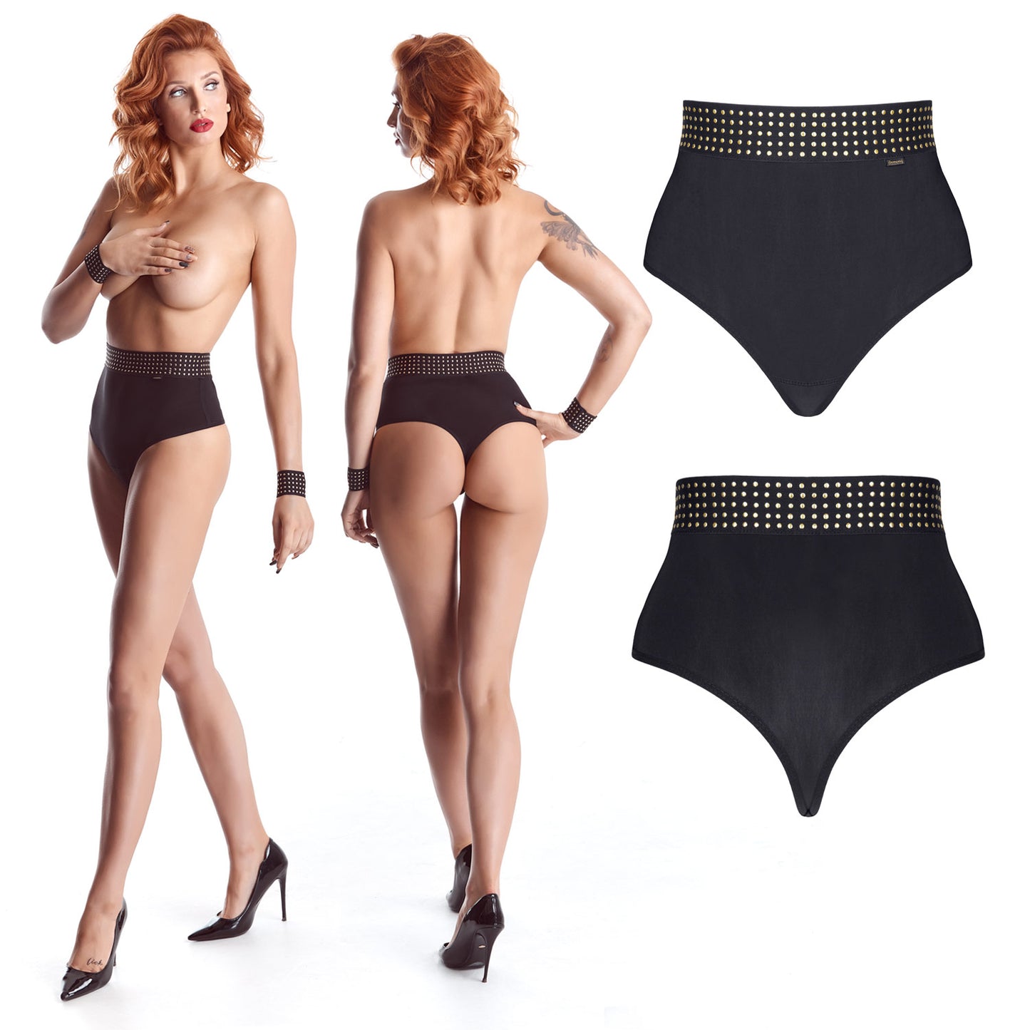 Emily - High-Waisted Thongs - Love-union.de