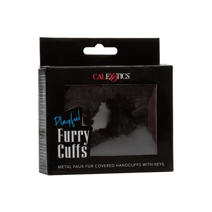 CalExotics - Playful Furry Cuffs – Verstellbare Handschellen mit Fell - Love-Union.de