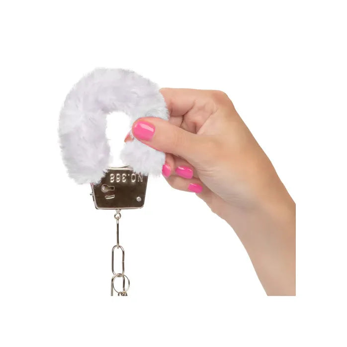 CalExotics - Playful Furry Cuffs – Verstellbare Handschellen mit Fell - Love-Union.de