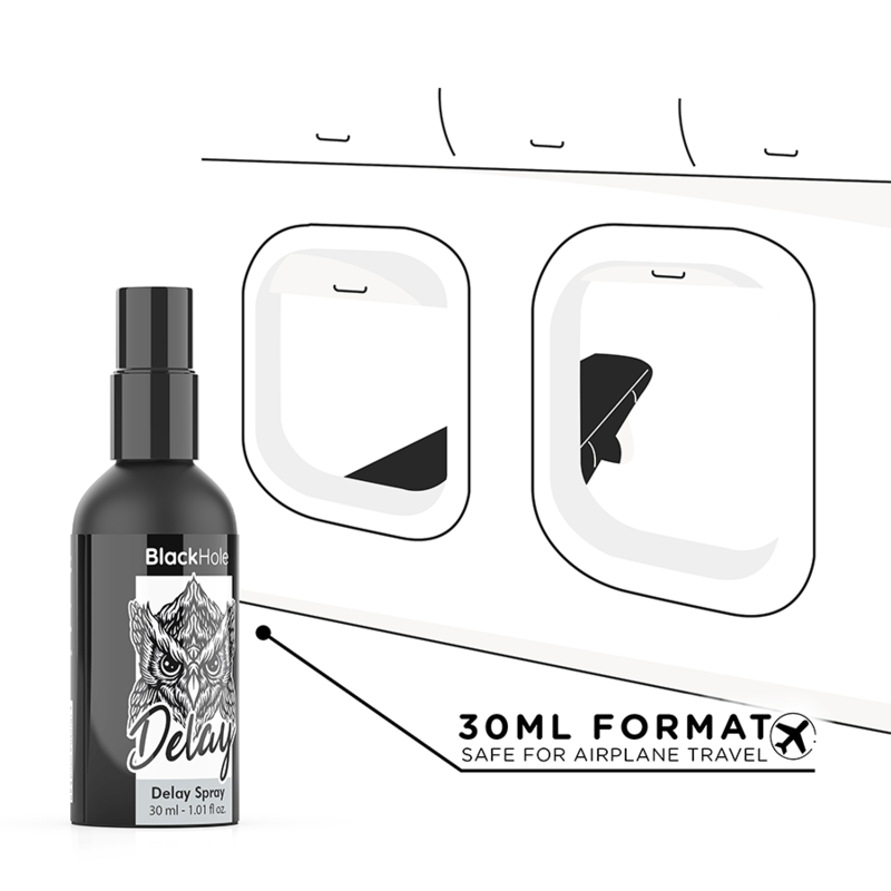 BLACK HOLE - Spray retardateur (30 ml)