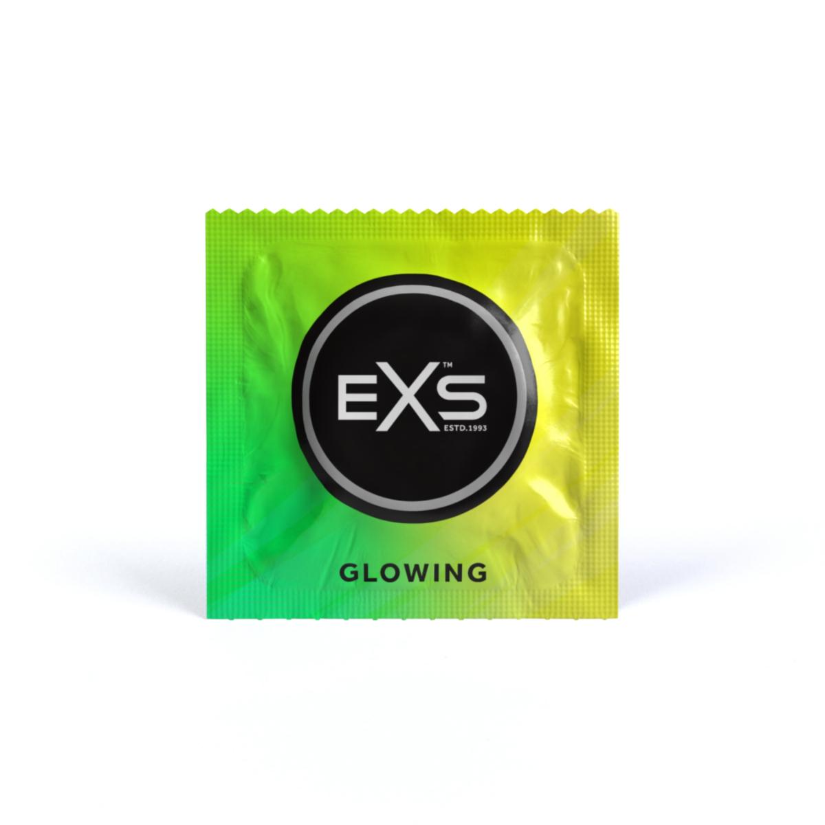 EXS – Glow-In-The-Dark Kondome, leuchtend, 3er-Pack - Love-Union.de