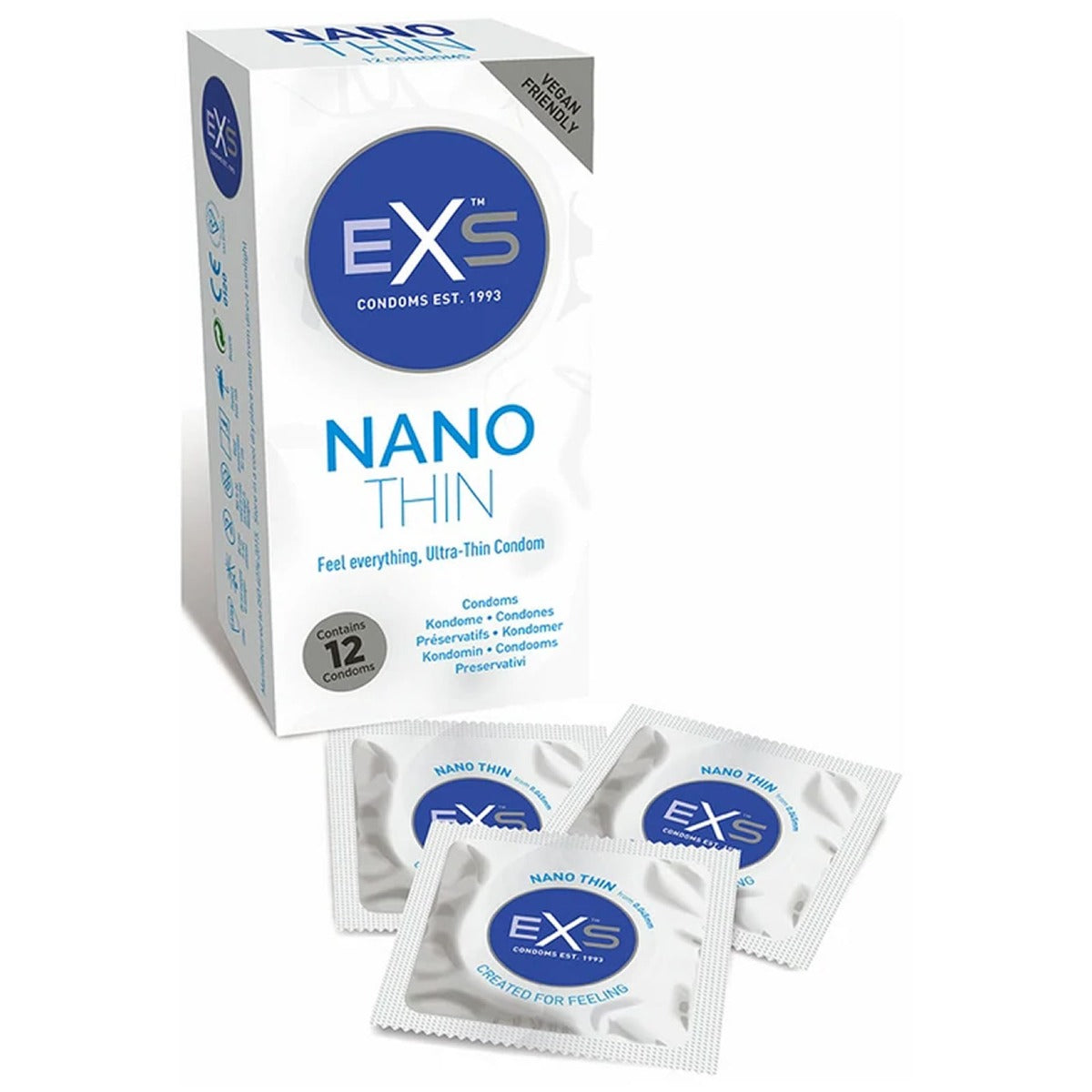 EXS – Nano Thin Kondome, ultradünn, 12er-Pack - Love-Union.de