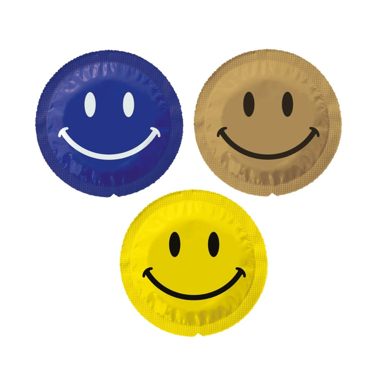 EXS – Smiley Face Kondome, verspieltes Design, 12er-Pack - Love-Union.de