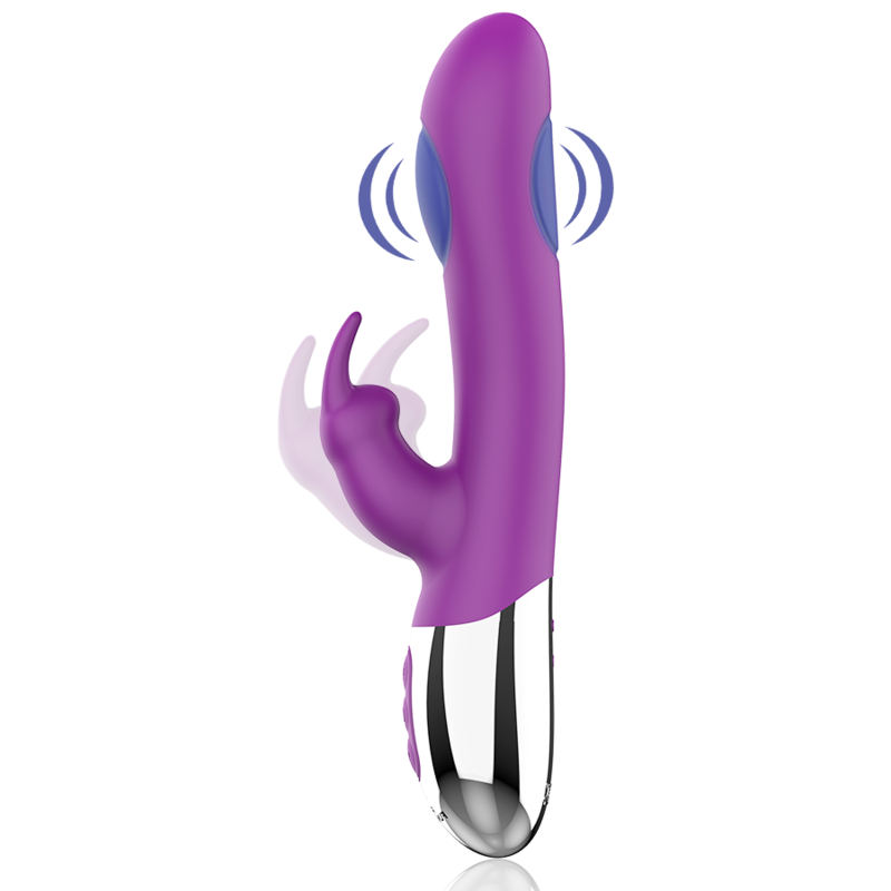 FUN FUNCTION – KOMBI DOPPELTASTE Rabbit Vibrator mit 2 Motoren, 21 cm - Love-union.de