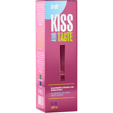 INTT – KISS AND TASTE Kissable Intimate Gel Brombeere - Love-Union.de