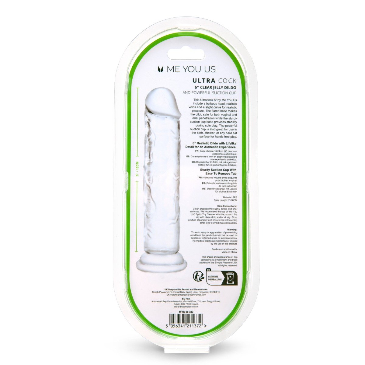 Me You Us – Ultra Cock Jelly Dong clear - Love-union.de