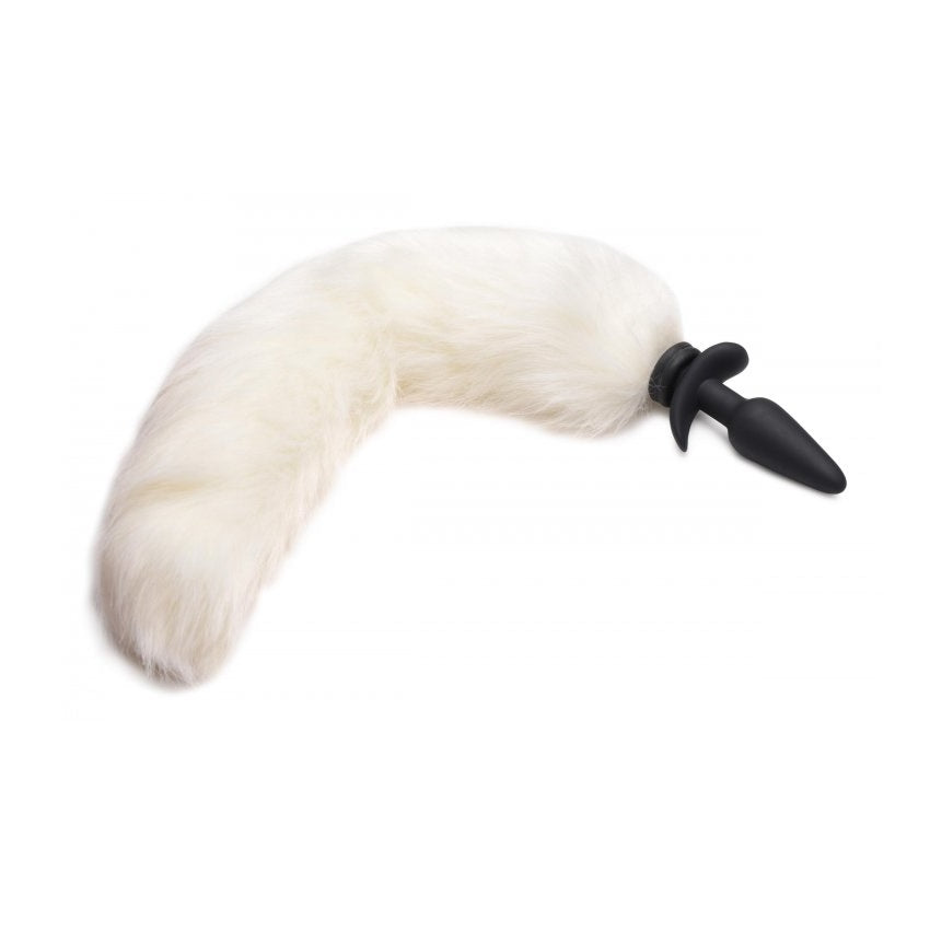 TAILZ SNAP ON VIBRATING SILICONE ANAL PLUG & 3 TAILS WITH REMOTE CONTROL