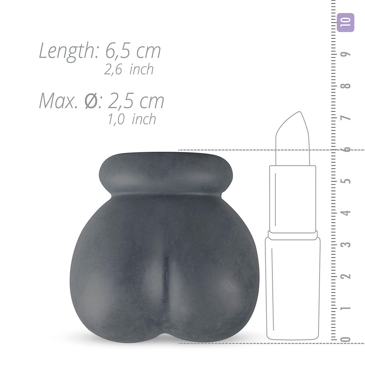 BONERS LIQUID SILICONE BALL POUCH GREY