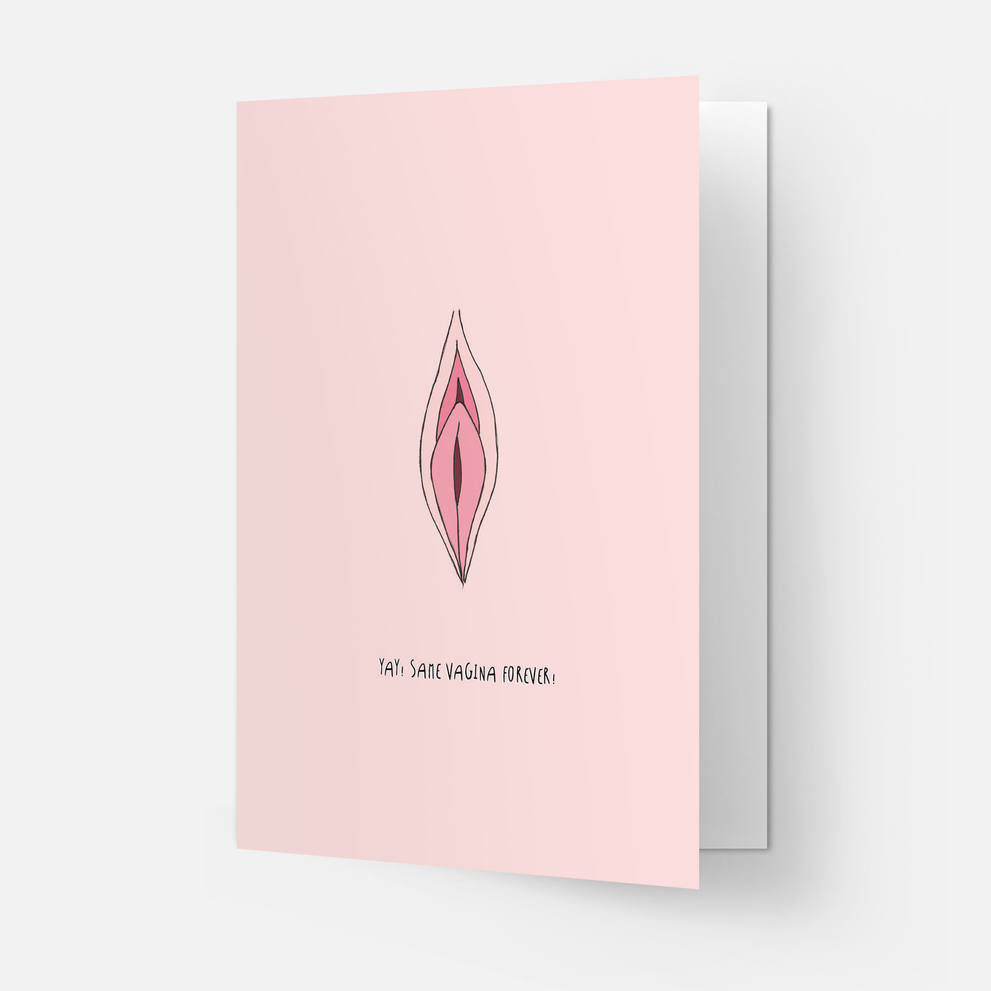 Carte de vœux « Même vagin »