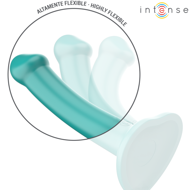 INTENSE - KATIE VIBRATEUR À VENTOUSES 10 VIBRATIONS TÉLÉCOMMANDE BLEUE
