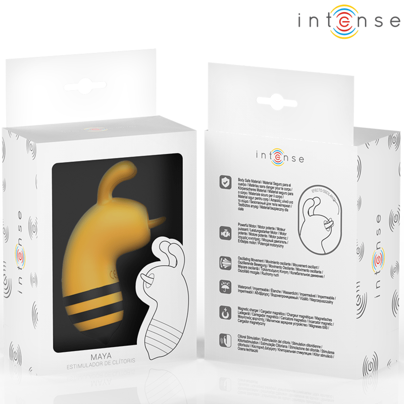 Maya - Stimulator Biene Gelb/Schwarz - Love-union.de
