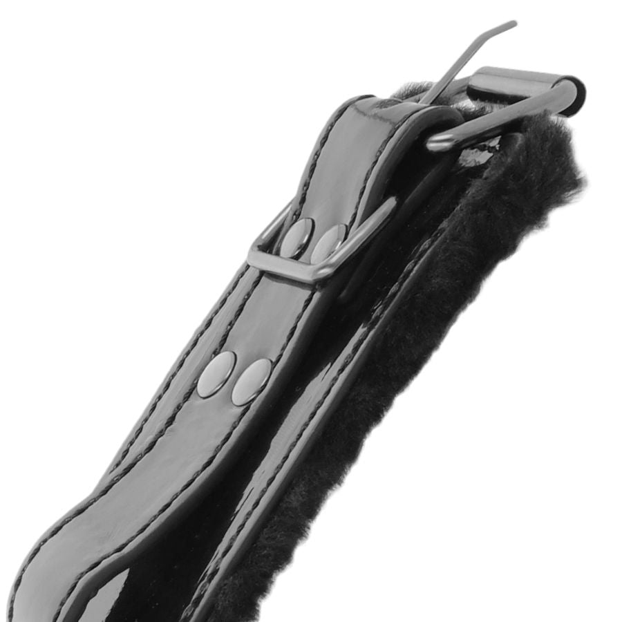 Obscurité - Menottes en cuir réglables avec cadenas