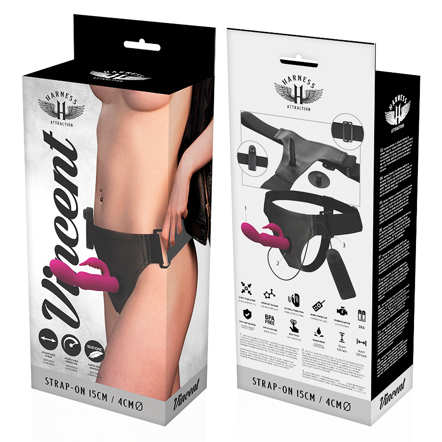 Harnais Attraction – Vibromasseur Rabbit « Vincent »