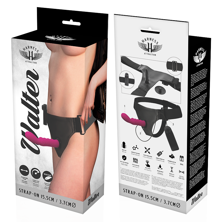 Harnais Attraction – Vibromasseur « Walter »
