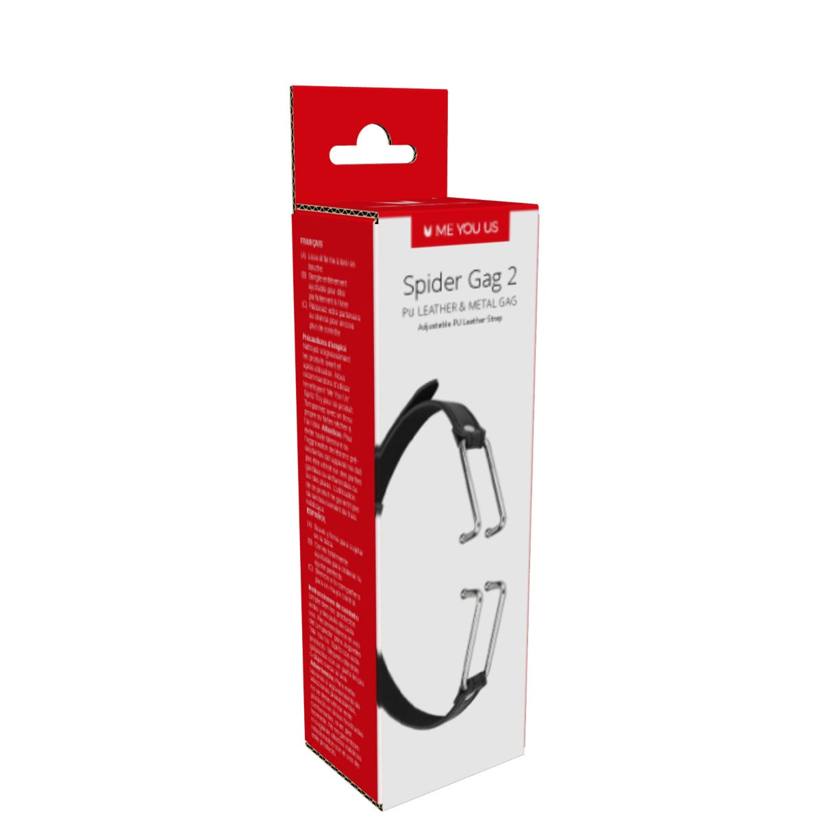 ME YOU US BLACK SPIDER STRETCH GAG
