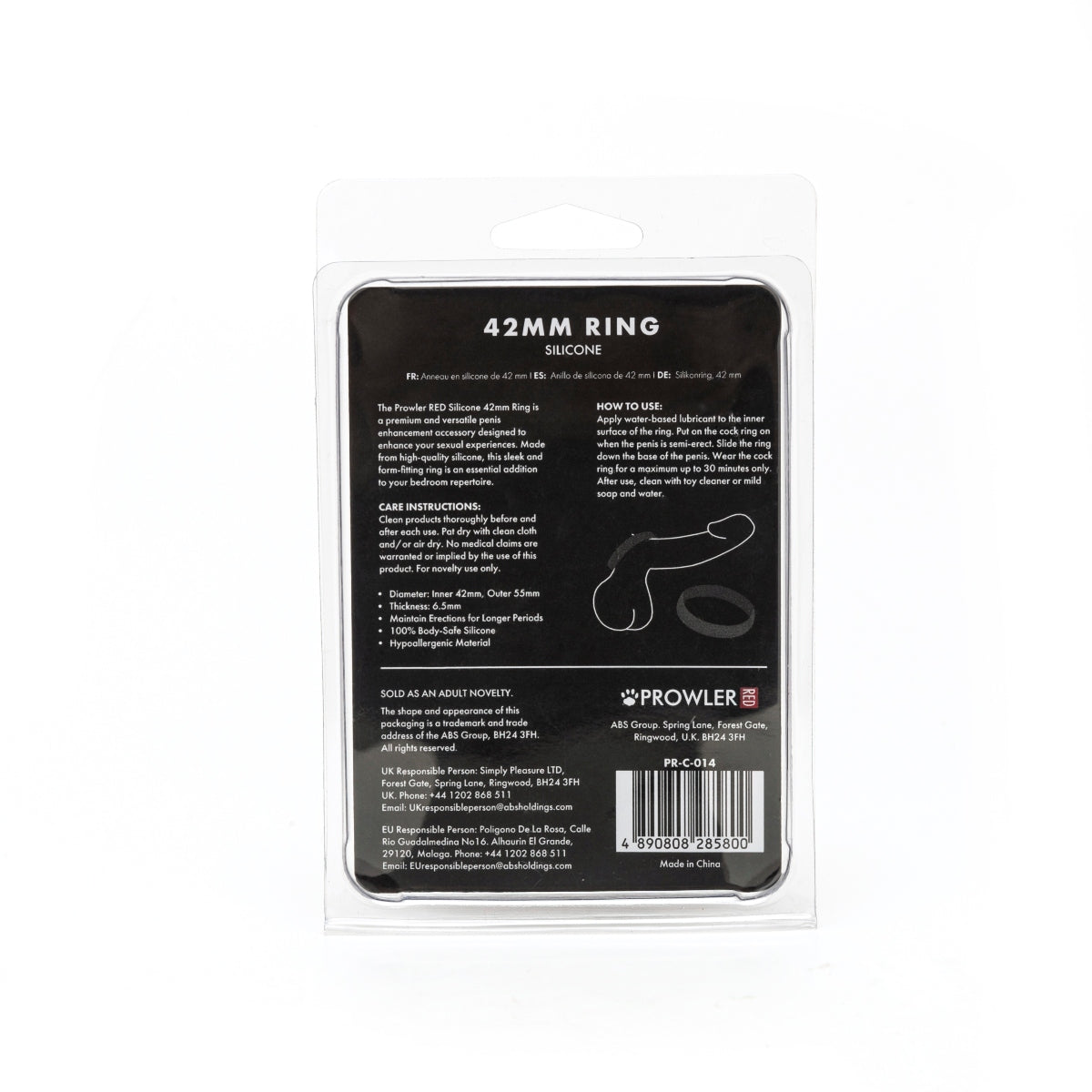 PROWLER RED SILICONE RING