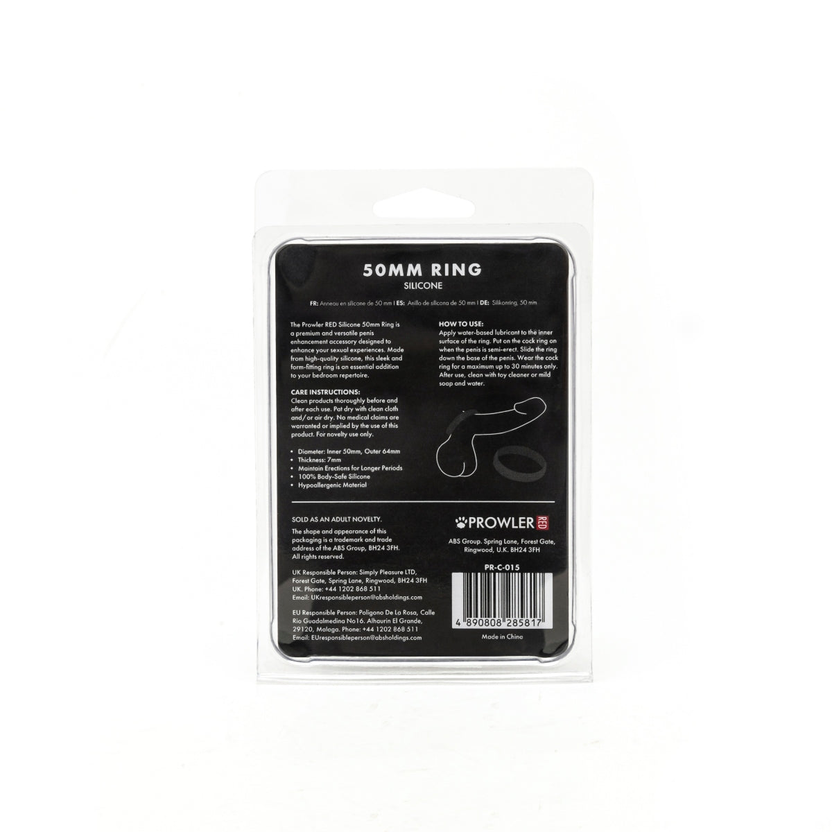 PROWLER RED SILICONE RING