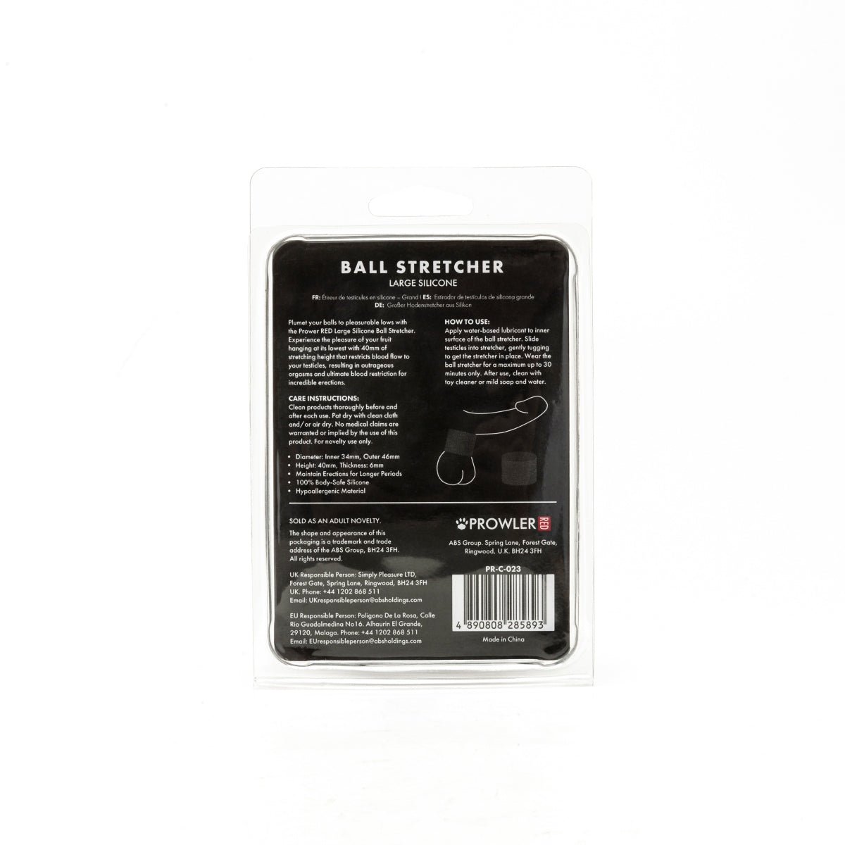 PROWLER RED SILICONE BALL STRETCHER