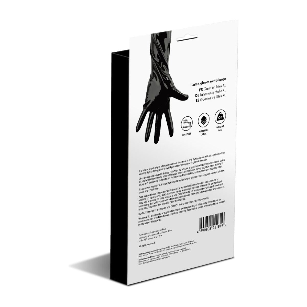 PROWLER RED LATEX GLOVES X LARGE