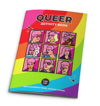 Queer LGBTQ+ Aktivitäten Malbuch