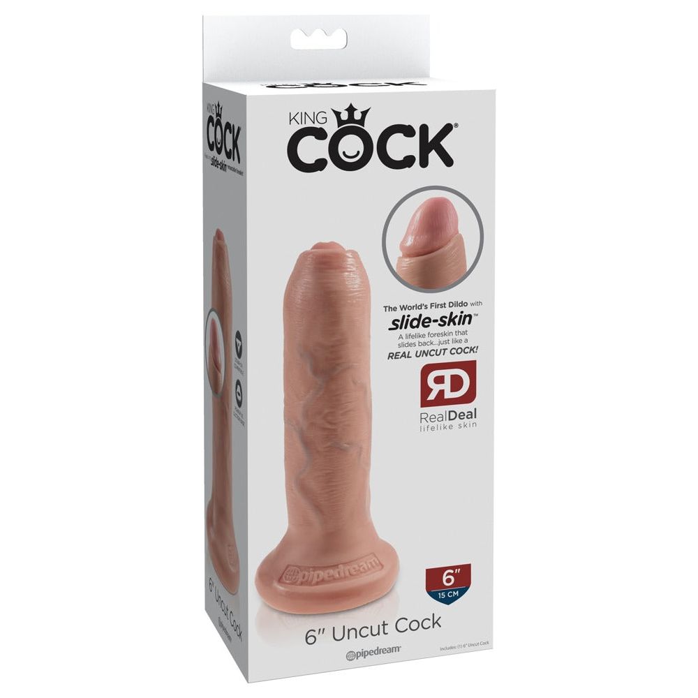 6" Uncut Cock light - love-union.de