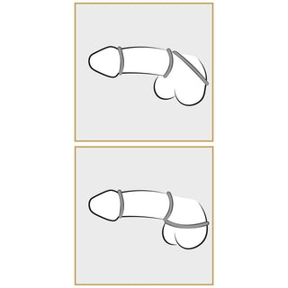 Metallic Silicone Cock Ring Set - love-union.de