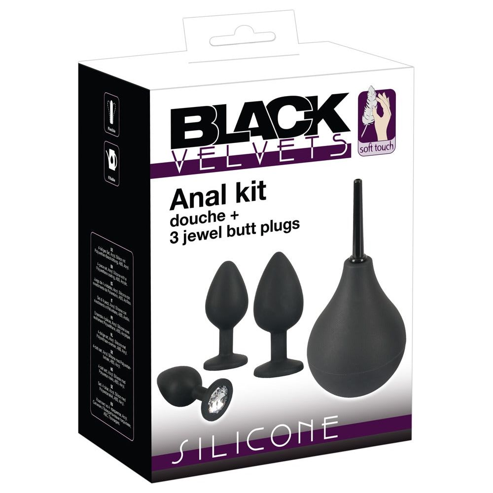 Black Velvets Anal Kit Plugs & Douche - love-union.de