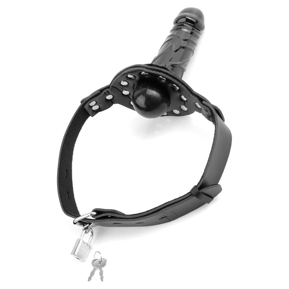 Deluxe Ball Gag with Dildo - love-union.de