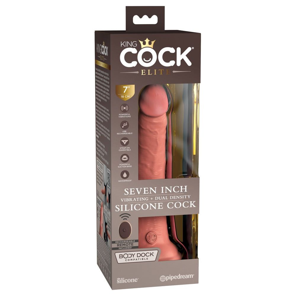 7“Vibrating+Dual Density SiliconeCock RC Hell - love-union.de